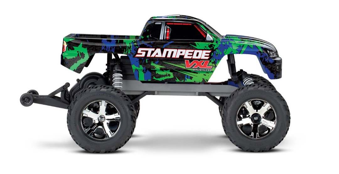 Traxxas Stampede VXL 1/10 RTR 2WD Monster Truck - Green