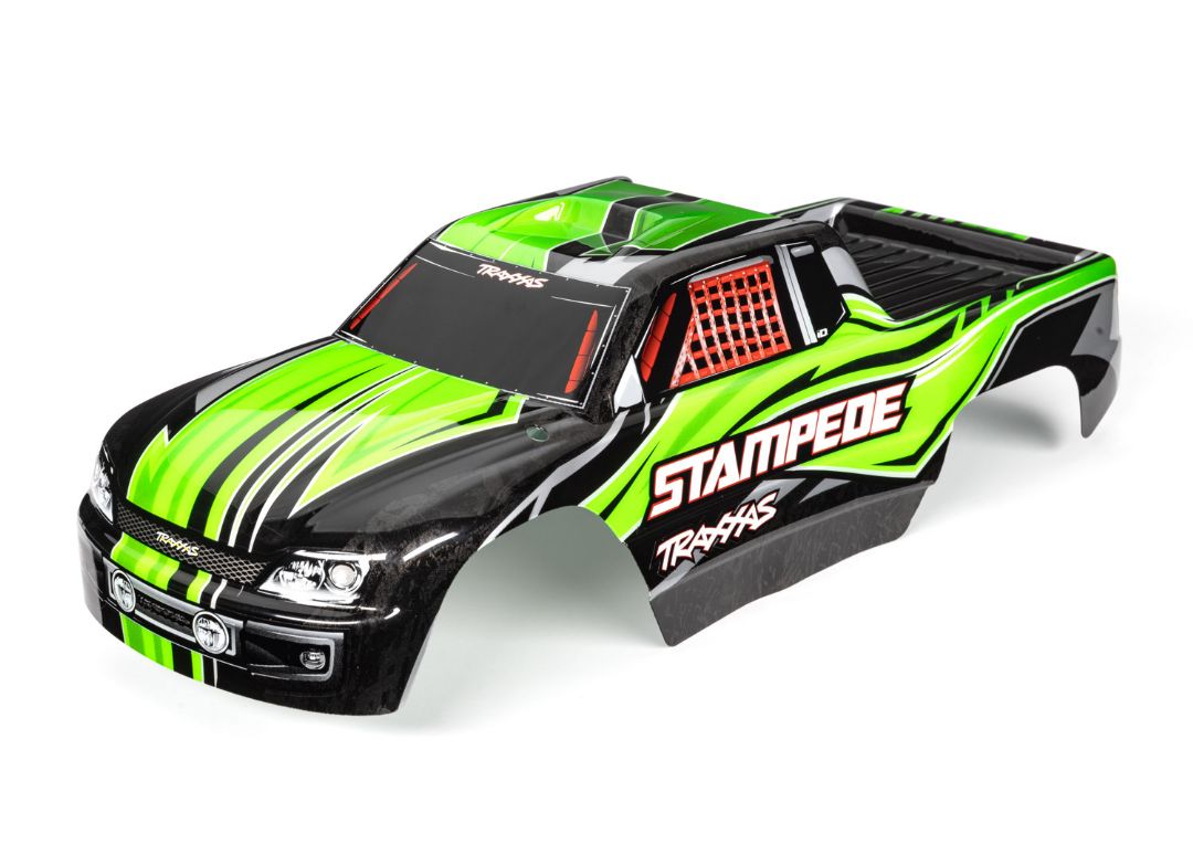 Traxxas Body, Stampede Green (Painted, Decals Applied)